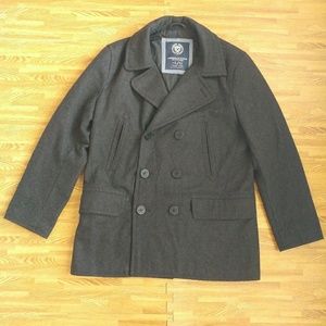 Men's wool peacoat